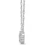 Sterling Silver Diamond Heart infinity Pendant Necklace (1/5 cttw, I-J Color, I2-I3 Clarity), 18'' Sterling Silver Diamond Heart infinity Pendant Necklace (1/5 cttw, I-J Color, I2-I3 Clarity), 18''