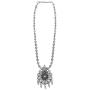Efulgenz Boho Vintage Antique Ethnic Gypsy Tribal Indian Silver Oxidized Pendant Chain Statement Necklace Jewelry