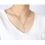 enhong BFF Necklace for 2,Teen Girls & Boys Gifts Stainless Steel Heart Friendship Necklace Set