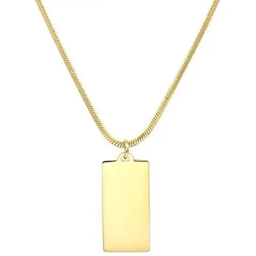 Happiness Boutique Women Rectangle Pendant Necklace in Gold Color Stainless Steel Jewelry Happiness Boutique Women Rectangle Pendant Necklace in Gold Color Stainless Steel Jewelry
