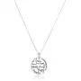 Two-Tone Sterling Silver ''Be'' Graffiti Charm Necklace, 18'' Two-Tone Sterling Silver ''Be'' Graffiti Charm Necklace, 18''