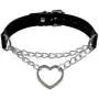 6-8 Pcs Punk PU Black Leather Choker Necklace Set Gothic Vintage Fancy Dress O-Ring Charm Heart Rock Rivets Spiked Adjustable Collar for Halloween Costume Party Accessory 6-8 Pcs Punk PU Black Leather Choker Necklace Set Gothic Vintage Fancy Dress O-Ring Charm Heart Rock Rivets Spiked Adjustable Collar for Halloween Costume Party Accessory