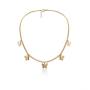 Aimimier Bohemian Choker Necklace Butterfly Collar Necklace Boho Prom Party Festival Jewelry for Women and Girls (Gold)