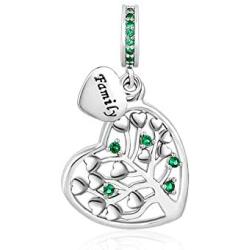 SBI Jewelry Family Charm for Bracelets Family Tree of Life Dangle Charm for Women Girls Birthday Gift