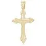 Ioka - 14K Two Tone Gold Jesus Crucifix Cross Religious Charm Small Pendant For Necklace or Chain Ioka - 14K Two Tone Gold Jesus Crucifix Cross Religious Charm Small Pendant For Necklace or Chain