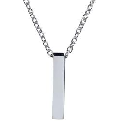 Single Cube Pendant Necklace Cremation Urn Jewelry Ashes