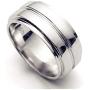 XCFS Unisex Dean Winchester Ring Stainless Steel The Supernatural Deans Smooth Band Rings,Size 6-12