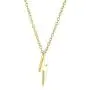 Delicate Minimalist Geometric Zig Zag Flash Lightning Bolt Pendant Necklace For Women For Teen 14K Gold Plated 925 Sterling Silver Delicate Minimalist Geometric Zig Zag Flash Lightning Bolt Pendant Necklace For Women For Teen 14K Gold Plated 925 Sterling Silver