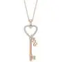 Open Heart Key Necklace, HI-SI Diamond Charm Necklace, Vintage Wedding Necklace, Antique Key Jewelry, Anniversary Pendant for Wife, Promise Pendant Open Heart Key Necklace, HI-SI Diamond Charm Necklace, Vintage Wedding Necklace, Antique Key Jewelry, Anniversary Pendant for Wife, Promise Pendant