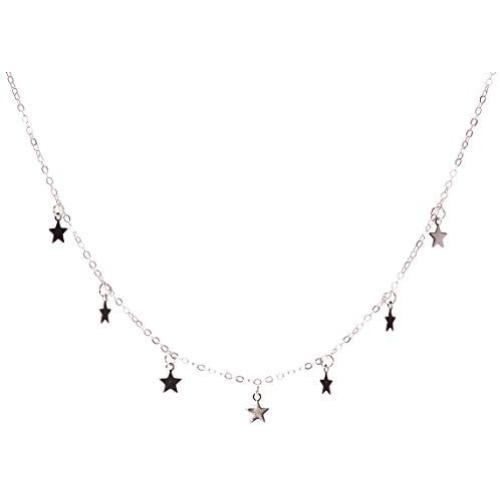 doublelovely Boho Chocker Chain Tassel Star Choker Necklace for Women Necklaces Pendants Collar