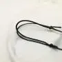 TseanYi Lava Rock Bracelet Black Leather Rope Bracelet Boho Unisex Hand Chain Bracelets Jewelry Gifts for Everyone