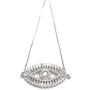 Silver Plated Evil Eye Adjustable Necklace Novelty Jewelry for Women