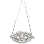 Silver Plated Evil Eye Adjustable Necklace Novelty Jewelry for Women