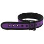 CHICTRY Soft Neoprene Padded Choker Collar Adjustable Novelty Adult Neck Harness Choker with Metal D-Ring for Men Women
