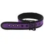 CHICTRY Soft Neoprene Padded Choker Collar Adjustable Novelty Adult Neck Harness Choker with Metal D-Ring for Men Women