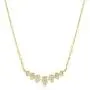 Blossom & Hue Gold Curved Bar Necklace | Dainty Gold Necklace | Hypoallergenic 18K Gold Plated .925 | CZ Studded Pendant | Waterdrop Shaped Bar Necklace Blossom & Hue Gold Curved Bar Necklace | Dainty Gold Necklace | Hypoallergenic 18K Gold Plated .925 | CZ Studded Pendant | Waterdrop Shaped Bar Necklace
