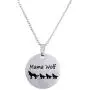 Winssi Mama Wolf Necklace Mama-Baby Necklace Gifts for Family Winssi Mama Wolf Necklace Mama-Baby Necklace Gifts for Family