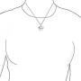 Personalized Engrave Simple Plain Traditional Keepsake Domed Puff Heart Shaped Photo Locket For Women Teens Holds Photos Pictures 925 Silver Necklace Pendant