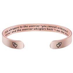 Joycuff Inspirational Bracelet Friendship Gifts for Her Girl Women Daughter Jewelry Best Friend BFF Cuff