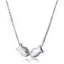 Necklaces Sterling Silver S925 Women’s Jewelry Kissing Fish Pendant Box Chain Necklace Valentiens Day Gift Necklaces Sterling Silver S925 Women’s Jewelry Kissing Fish Pendant Box Chain Necklace Valentiens Day Gift