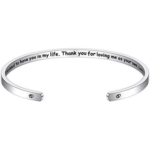 M MOOHAM Mom Gifts Bracelet from Daughter Son, Engraved Quote Grandmother Granddaughter Bracelets Gifts, Mom Bracelets Mother’s Day Present Gifts for Mom Grandma Christmas Birthday