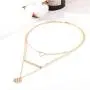 Fstrend Fashion Layered Gold Necklace Coin Symbol Chain Triangle Pendant Multilayered Short Necklaces Jewelry for Women and Girls Fstrend Fashion Layered Gold Necklace Coin Symbol Chain Triangle Pendant Multilayered Short Necklaces Jewelry for Women and Girls