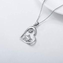 Rikelus 925 Sterling Silver Sea Turtle Pendant Necklace Jewelry Gifts for Christmas Birthday