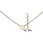 Hoops & Loops Sterling Silver Polished Heart Tiny Choker Necklace