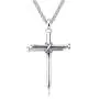 Lary Jewelry Nail Cross Stainless Steel Pendants Christian Necklace 23'' Rolo Chain, 3 Colors Lary Jewelry Nail Cross Stainless Steel Pendants Christian Necklace 23'' Rolo Chain, 3 Colors