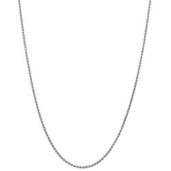 Sterling Silver 1.1mm Diamond-Cut Rope Chain Necklace Solid Italian Nickel-Free, 14-36 Inch