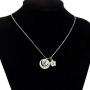 FUSTMW Ohana Necklace You’re My Ohana Pendant Hibiscus Flower Necklace Gifts for Family Best Friends