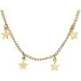 RUJFISH Choker Necklace with Star Chain Thin Heart Pendant for Birthday Friendship Jewelry, Gold RUJFISH Choker Necklace with Star Chain Thin Heart Pendant for Birthday Friendship Jewelry, Gold