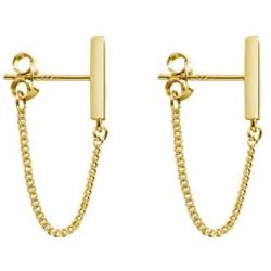 Chain Earrings Dainty Earrings Minimalist Hypoallergenic Earrings for Women Sensitive Ears Gold Stud Earrings for Women Dangle Earrings for Men