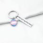 BAUNA LGBTQ Transgender Pride Key Chain Trans Flag Gift This Isn’t My Final Form Gay Pride Jewelry Gift