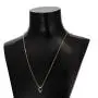 Harlermoon Cubic Zirconia Initial Necklace 14K Gold Plated A-Z Letter Necklace Tiny Monogram Name Jewelry for Women Girls