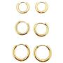 Huggie Hoop Earrings Surgical Stainless Steel Hoop Earrings 8mm 10mm 12mm Cartilage Helix Sleeper Earring for Men Women Girls Boys
