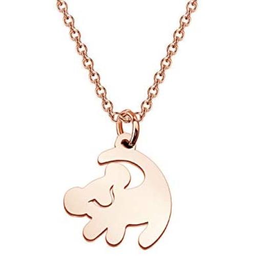 FOTAP The Lion King Inspire Gift Simba Necklace Lion King Gift Valentines Jewelry