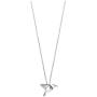 Boma Jewelry Sterling Silver Origami Bird Necklace, 16 inches