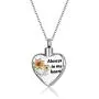 Samity Heart Cremation Urn Necklace for Ashes Urn Jewelry Memorial Pendant - You are My Sunflower Forever in My Heart Memory Necklace Gifts Samity Heart Cremation Urn Necklace for Ashes Urn Jewelry Memorial Pendant - You are My Sunflower Forever in My Heart Memory Necklace Gifts
