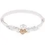 Rosemarie Collections Womens Two Tone Irish Claddagh Bangle Fashion Bracelet
