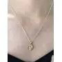 Cute Bunny Rabbit On The Moon Pendant Necklace for Women Teen Girls Kids S925 Sterling Silver Hypoallergenic Dainty Tiny Crescent Choker 18'' Chain Collar Delicate Animal Jewelry Gifts Box for Daughter