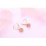 S925 Sterling Silver Heart Dangle Drop Stud Earrings for Women Girl
