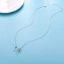 MEDWISE Generations Necklace for Grandma Gifts Jewelry S925 Sterling Silver Grandmother Mom Granddaughter Mothers Day Necklace Jewelry Birthday Gifts Rose Gold Tone Infinity Circle Love Necklace