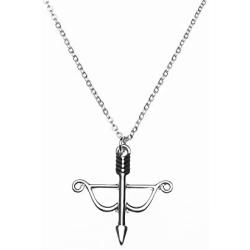 Sportybella Archery Charm Necklace - Girls Bow and Arrow Jewelry, for Women, Teens and Girls