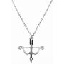 Sportybella Archery Charm Necklace - Girls Bow and Arrow Jewelry, for Women, Teens and Girls