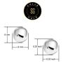 SOLIDGOLD - 14K Gold Filled 6mm Ball Stud Earrings 2-3 pair set | Yellow, Rose & White Gold
