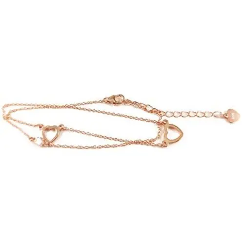 beadsnice 1piece Sterling Pure Silver Heart Bracelet Rose Gold Adjustable Chain Forever Infinity Love Minimalist Modern Simple Jewelry Christmas Birthday Graduation Woman Gift For Mother Wife Girlfriend Gift beadsnice 1piece Sterling Pure Silver Heart Bracelet Rose Gold Adjustable Chain Forever Infinity Love Minimalist Modern Simple Jewelry Christmas Birthday Graduation Woman Gift For Mother Wife Girlfriend Gift