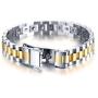 MPRAINBOW Stainless Steel 99.999% Germanium Healthy Body Therapy Healing Cuff Bracelet 20cm+Length Removel Tool