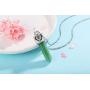XIANNVXI Healing Crystal Stone Point Pendant Necklace Natural Reiki Quartz Hexagonal Gemstone Jewelry Necklaces for Women