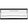 Geoffrey Beene Men’s Stainless Steel Double Franco Chain Bracelet with Extension